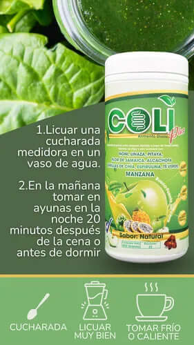 Suplemento ColiPlus para mejorar la salud digestiva