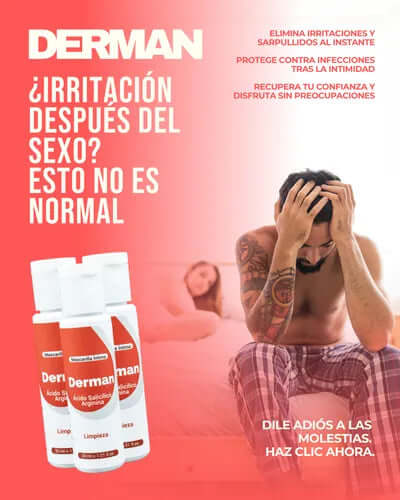Detalle del empaque de Derman crema íntima hidratante y componentes
