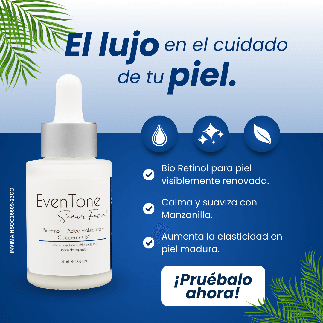 Botella de Eventone Sérum Facial lista para venta en tienda online