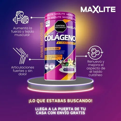 MaxLite complemento de belleza y salud articular natural
