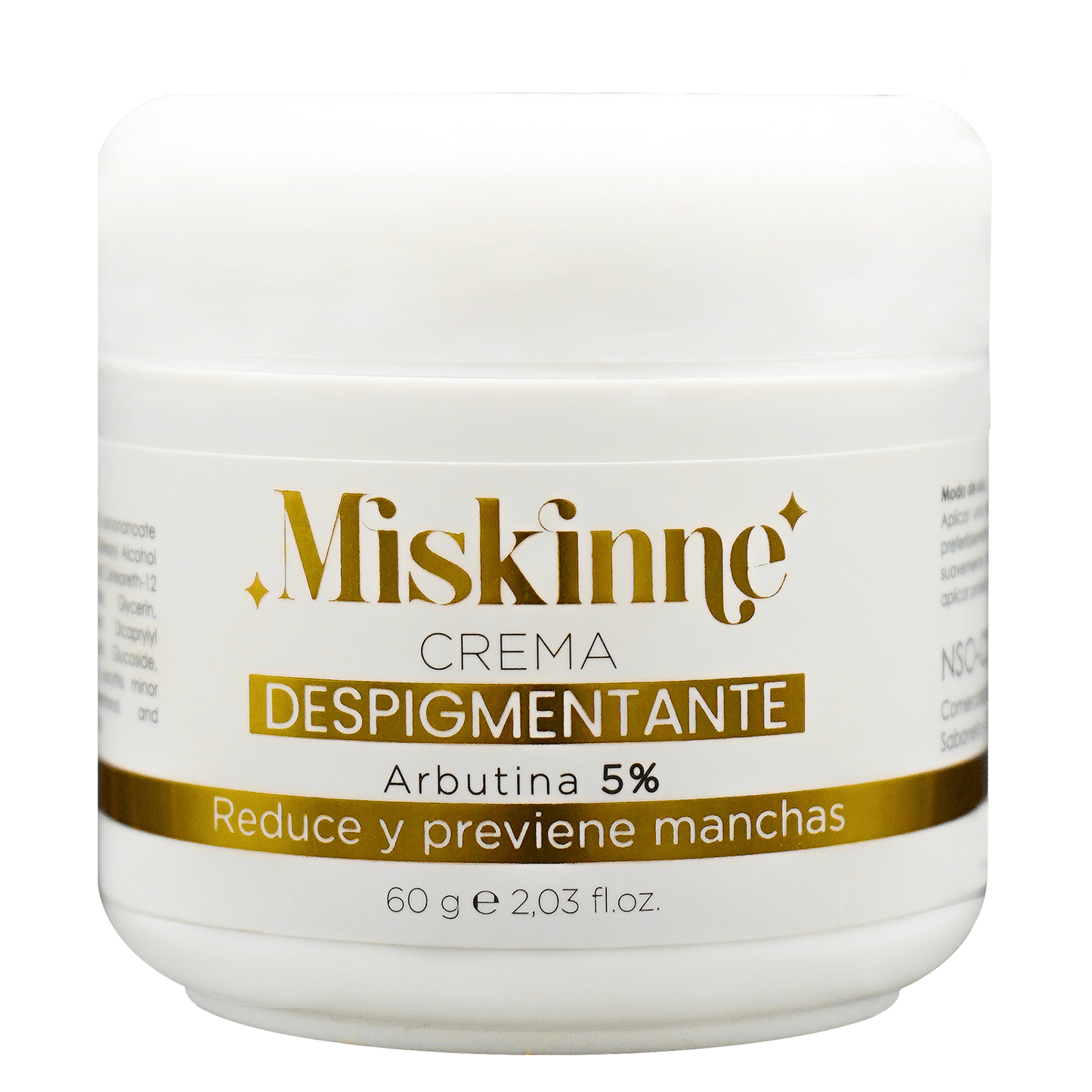 Aplicación de Miskinne crema despigmentante en el rostro, paso a paso