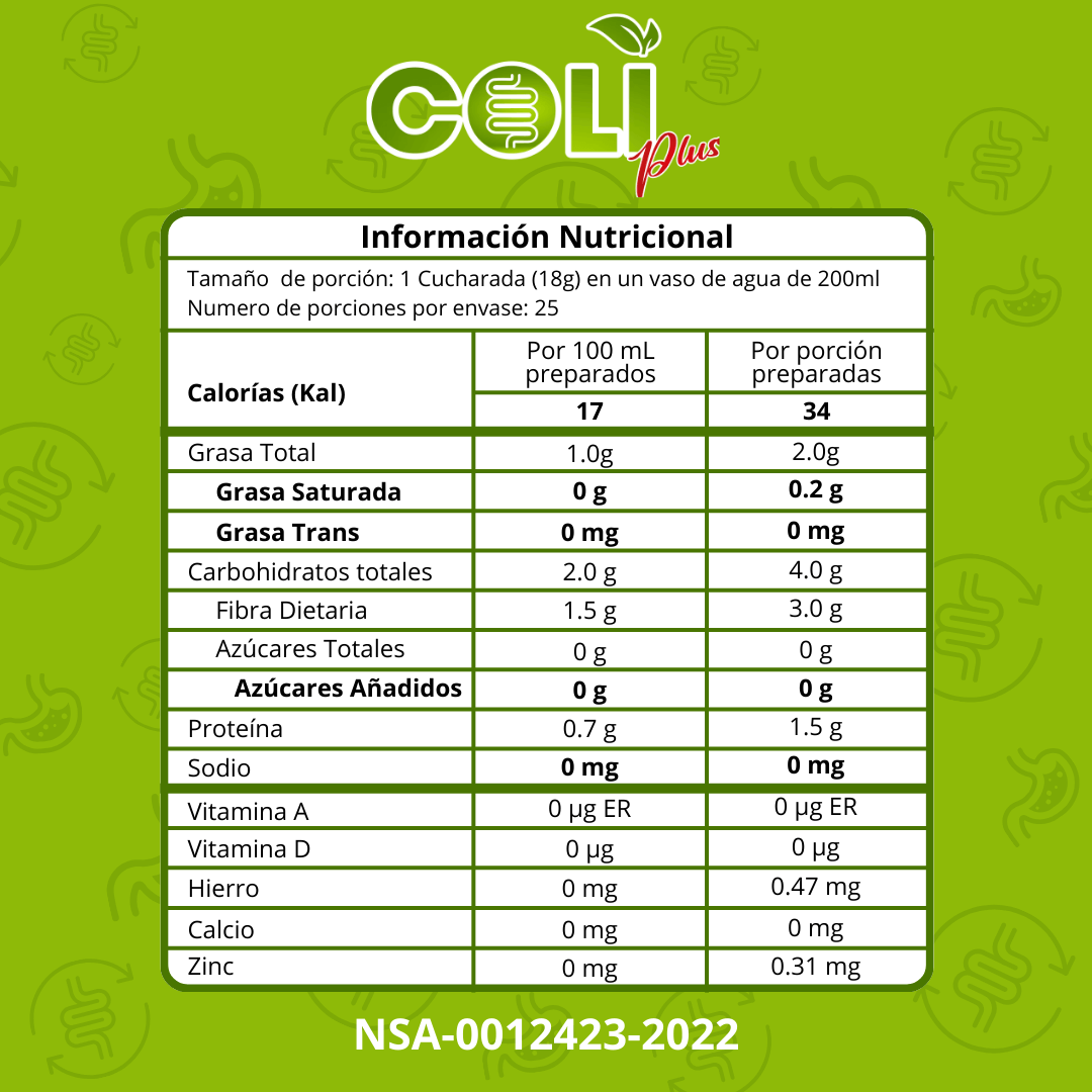 ColiPlus Suplemento Natural para Colon Limpio y Saludable