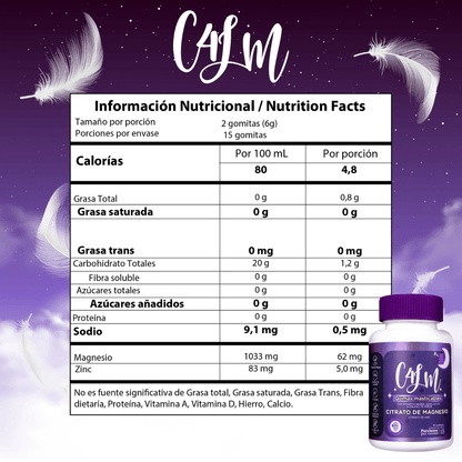C4lm gomas relajantes para noches tranquilas y sin insomnio