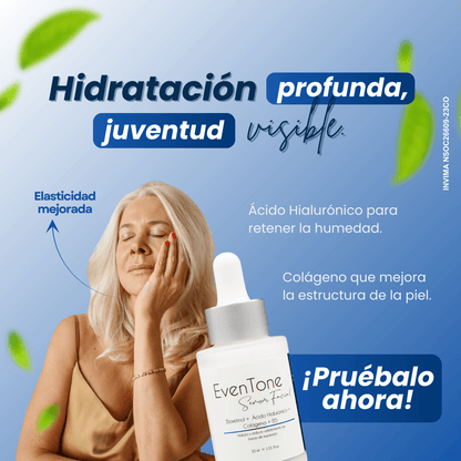 Eventone sérum con activos iluminadores y efecto revitalizante