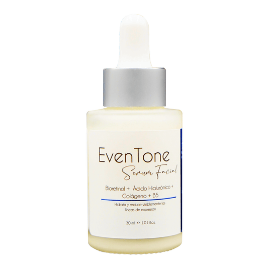 Envase de Eventone Sérum Facial concentrado para iluminar el rostro