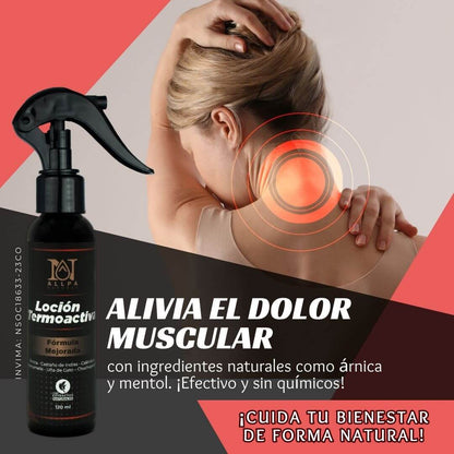 Loción Termoactiva con textura ligera y rápida absorción