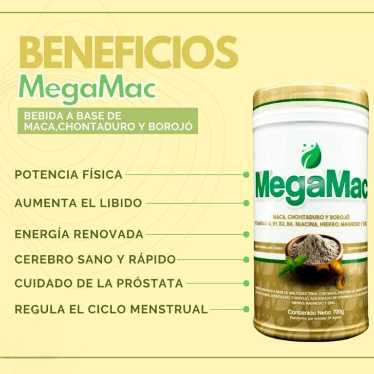 MEGA MAC suplemento para aumentar la libido y vitalidad