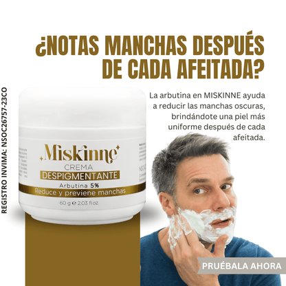 Pack de Miskinne crema despigmentante preparado para venta online