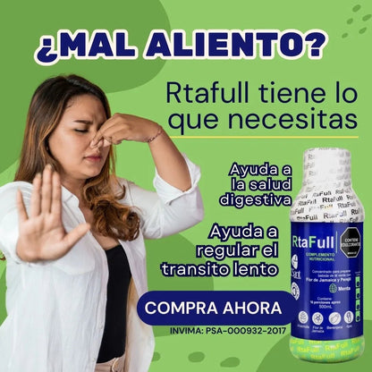 Rtafull fórmula natural para reducir la inflamación del colon